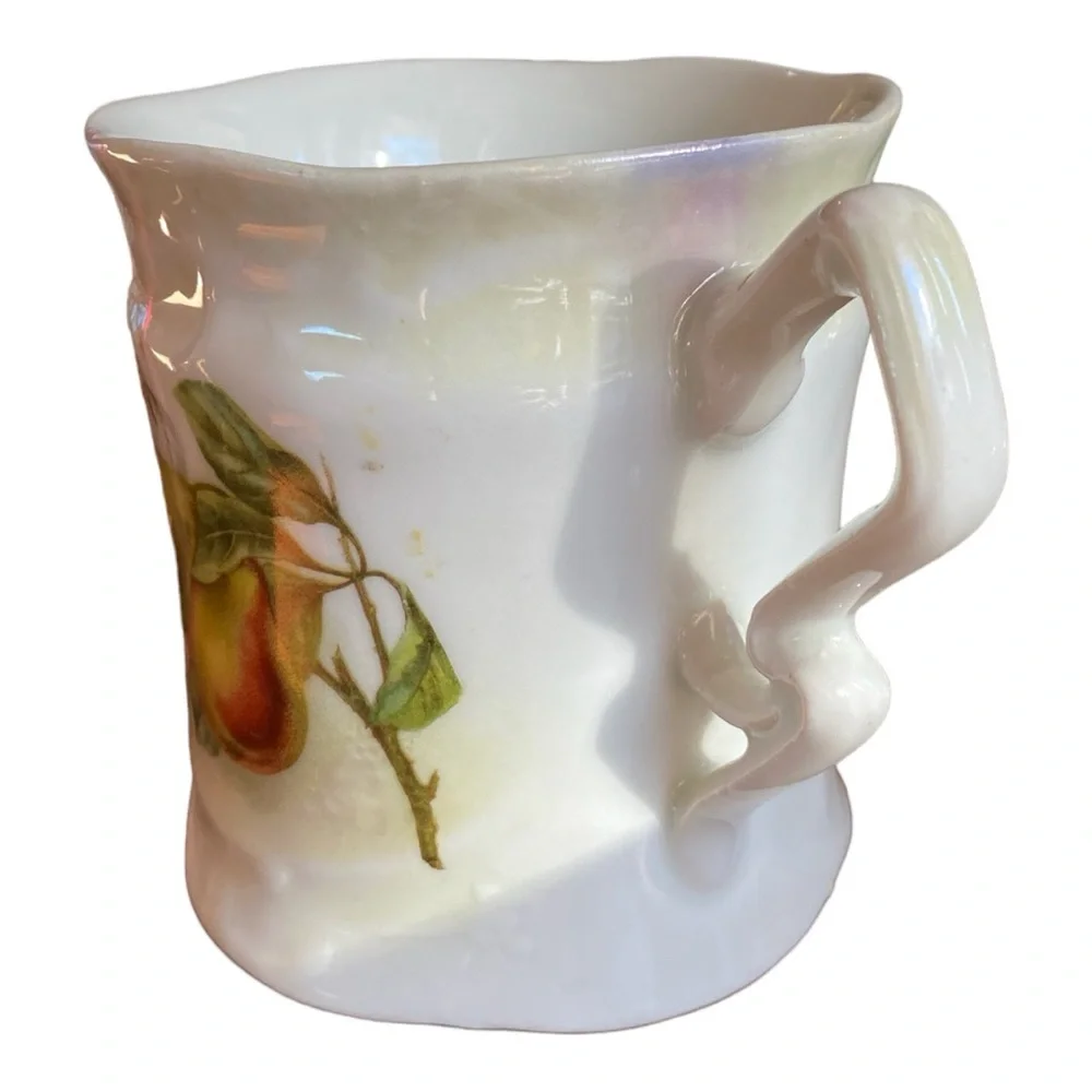 Antique Johann Seltmann Vohenstrauss Bavaria Pear Porcelain Mug 1911-1932